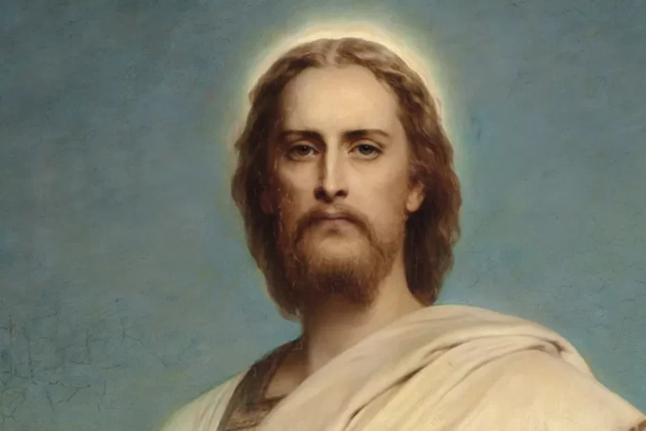 Il dipinto di oggi è: “Cristo nel campo di grano” di Thomas Francis Dicksee, 1883, olio su tela, 139.7 x 104.1 cm, Londra, collezione privata